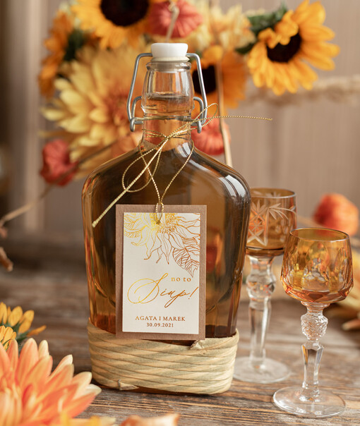 glamour ślubne zawieszki na alkohol, glamour z waszą treścią