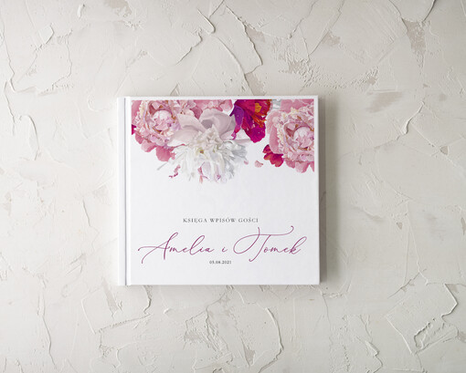 Rustykalne/retro oryginalna księga gości na wesele, rustykalna wasze imiona