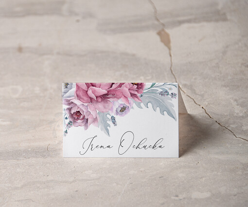 rustykalne ślubne wizytówki winietki na stół weselny, rustykalne