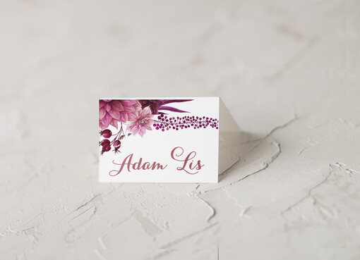 rustykalne usadzenie gości na weselu winietki, shabby chick rustykalne