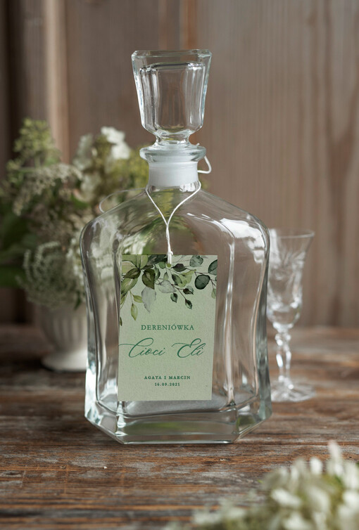 rustykalne etykieta na alkohol weselny, rustyklane dużo treści do wyboru