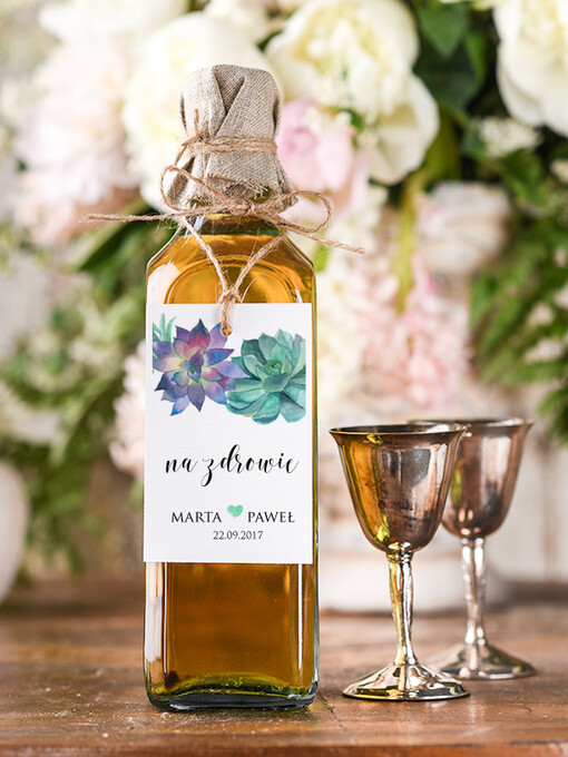 boho/etno/pióra ślubne zawieszki na alkohol, boho smieszne teksty