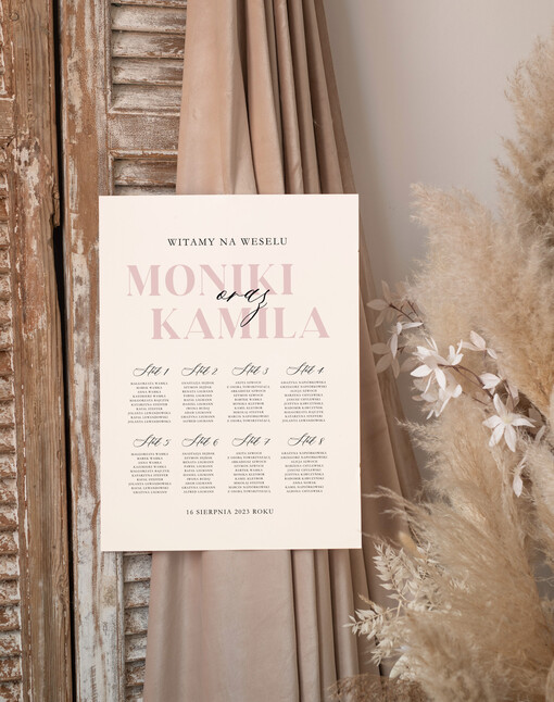 Plakaty Rustykalne plan stołów na wesele tablica z rozstawieniem stołów weselnych, plan usadzenia gości na weselu, plansza z usadzeniem gości na weselu, plan stołów na weselu