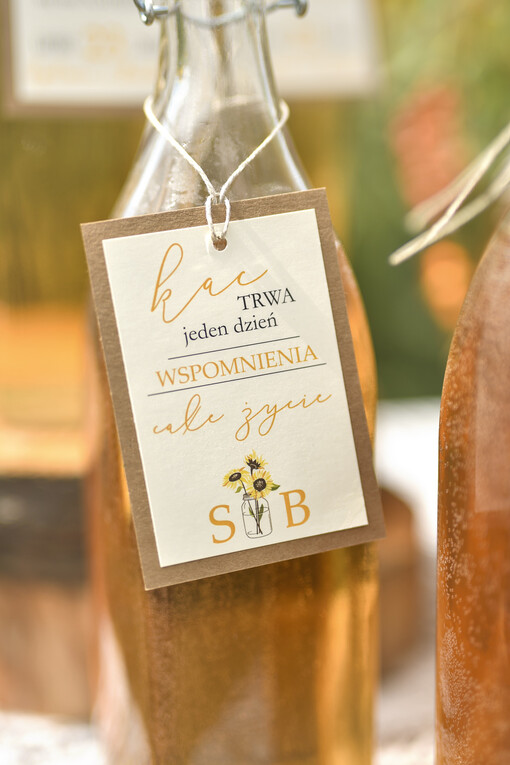 botaniczne podróżnicze  etykiety na butelki weselne, boho z waszą treścią