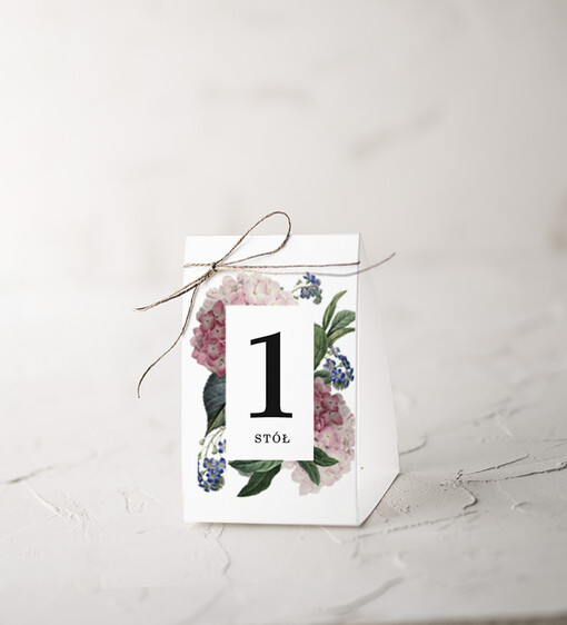 botaniczne podróżnicze  numery na stół gości weselnych, rustykalne inspiracje boho kwiaty