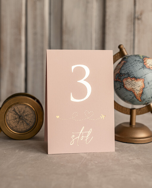 botaniczne podróżnicze  podróżnicze numerki na stół weselny, kolor ecru lub pudrowy róż, tematyczne numery na stoły weselne, dekoracje stołów weselnych