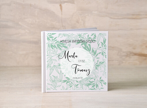botaniczne album ślubny personalizowany i księga gości weselnych w jednym, rustykalna ty decydujesz o kazdym szczegole