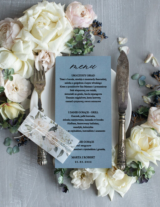 rustykalne menu weselne plan podawania posiłków na weselu, rustykalne dowolna treść