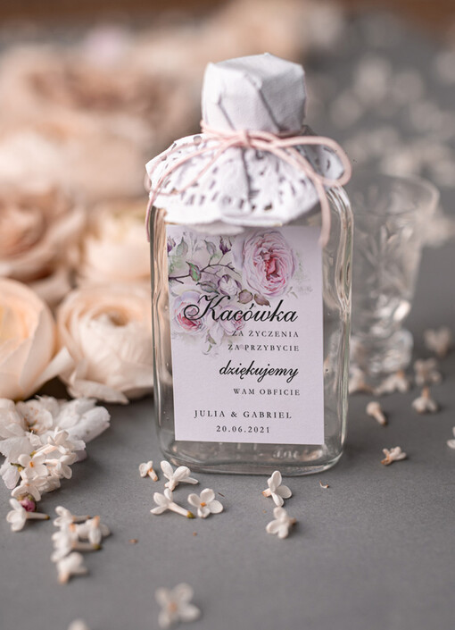 Butelki prezent dla gości weselnych, piersiówki do własnego wypełnienia