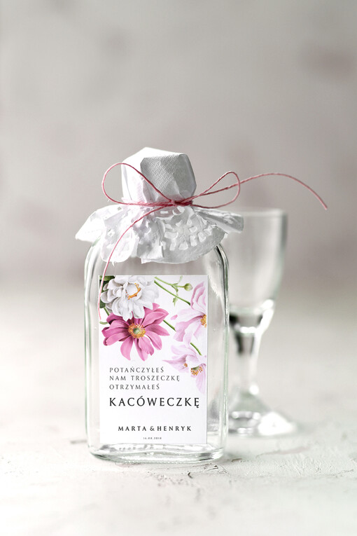Butelki upominki prezenty podziękowania dla gości butelki