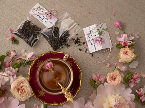 Saszetki podziękowania prezenciki dla gości weselnych w formie smakowitej herbaty