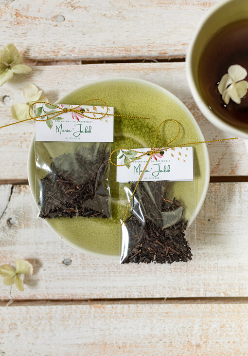 Saszetki podziękowania dla gości po weselu w formie smakowitej kawy