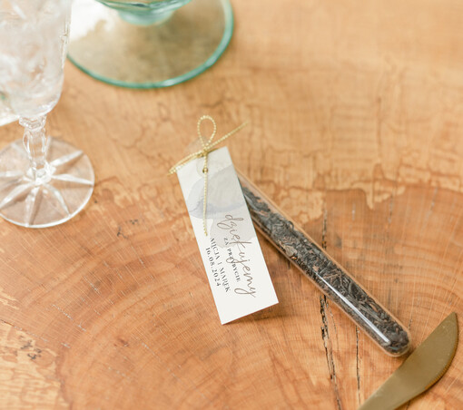 Fiolki prezenty dla gości weselnych, piękne podziękowania dla gości weselnych, ręcznie zdobione fiolki z herbatą, fiolki na herbatę, podziękowania dla gości herbata