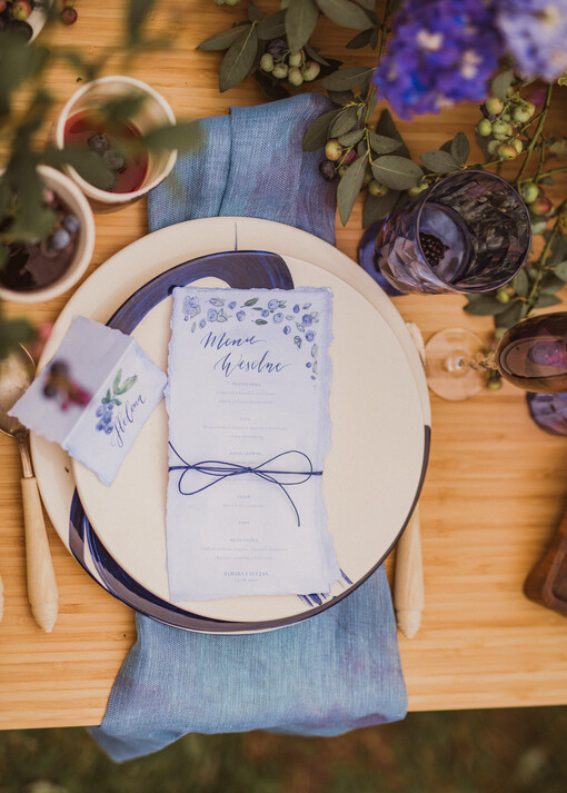 special line menu weselne na stoły karta dań weselnych, z waszą treścia