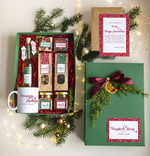 kubki, filiżanki, kubki termiczne Zestaw prezentowy z logo firmy Kubek, prezenty na swieta dla firm kubek, upominek biznesowy dla Klientów z logo, bozonarodzeniowy box swiąteczny