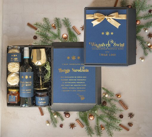 zestawy na rozgrzewkę Prezenty Świąteczne Dla Klientów Biznesowych, Elegancki Prezent  Od Firm Z Logo, Firmowe Boxy Świąteczne