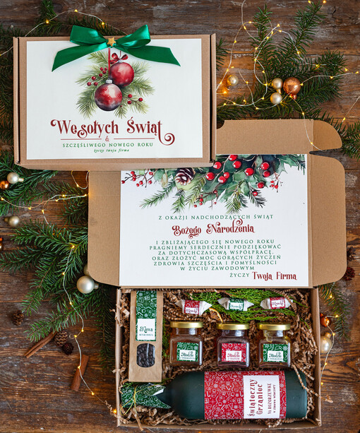zestawy na rozgrzewkę Prezenty dla Pracowników paczki prezentowe dla Klientów Biznesowych, Elegancki kosz prezenntowy Od Firm Z Logo, Upominek Dla Pracowników Od Firmy
