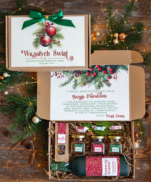 zestawy na rozgrzewkę Prezenty Świąteczne Dla Klientów Biznesowych, Elegancki Prezent  Od Firm Z Logo, Upominek Dla Pracowników Od Firmy, Firmowe Boxy Zestawy Świąteczne
