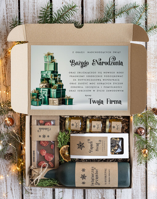 zestawy na rozgrzewkę Prezenty dla Pracowników paczki prezentowe dla Klientów Biznesowych, Elegancki kosz prezentowy Od Firm Z Logo, Upominek Dla Pracowników Od Firmy