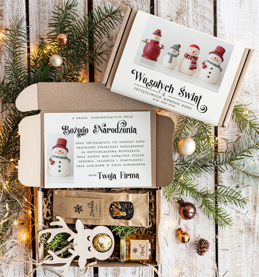 słodkie zestawy  Oryginalne prezenty świąteczne dla klientów biznesowych, drobne prezenty swiateczne od firm z logo, drobne prezenty dla pracowników od firmy, firmowe prezenty