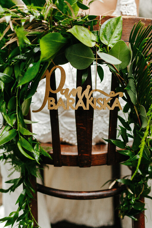 tabliczki z napisami  weselne dodatki