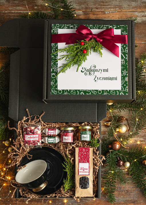 zestawy z kubkiem i filiżanką praktyczny świąteczny dla niej pod choinkę, ciekawy prezenty dla mamy na swieta, box filiżanka i zestaw do kawy herbaty dla dziewczyny, bozonarodzeniowy prezent dla mamy