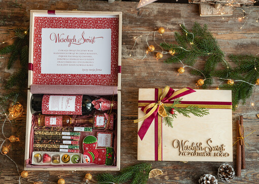 ekskluzywne prezenty dla firm  Gadżety świąteczne dla klientów, luksusowy zestaw prezentowy