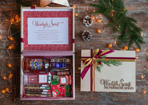 ekskluzywne prezenty dla firm  Prezent od firmy na święta, ekskluzywny kosz dla szefa, zestaw bez butelki