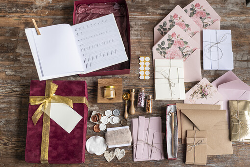 kaligrafia Zestaw do nauki kaligrafii nowoczesnej oraz zestaw papeterii