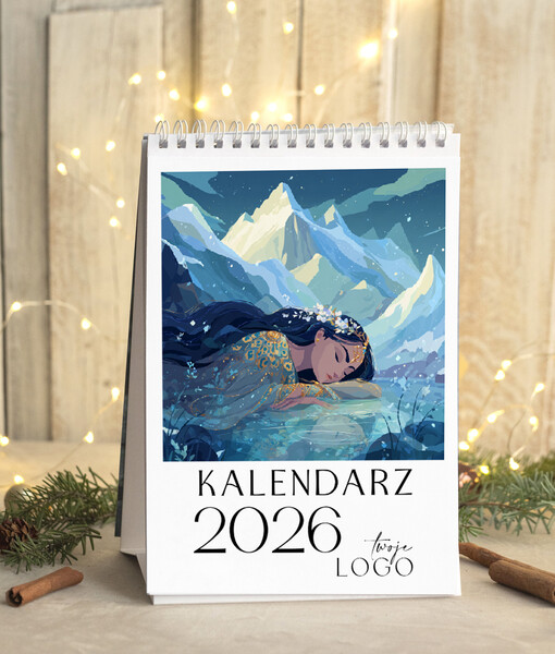 kalendarze  Prezenty firmowe upominki biznesowe kalendarz stojący A5, prezent dla pracowników dla klientów kalendarz na biurko