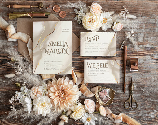 Proste i Nowoczesne  marmurkowe zaproszenia ślubne, eleganckie wzory zaproszeń ślubnych, zaproszenia na ślub i wesele, minimalistyczne zaproszenia na ślub, delikatne zaproszenia ślubne, proste wzory zaproszeń na ślub cywilny