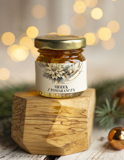 MIODY KONFITURY SOKI Drobne prezenty Dla Firm miód z cynamonem, miody drobne upominki  dla pracowników,