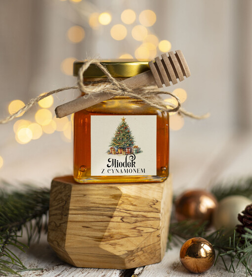 MIODY KONFITURY SOKI Drobne prezenty dla firm miód z maliną i miodownikiem , drobne upominki na święta dla pracowników