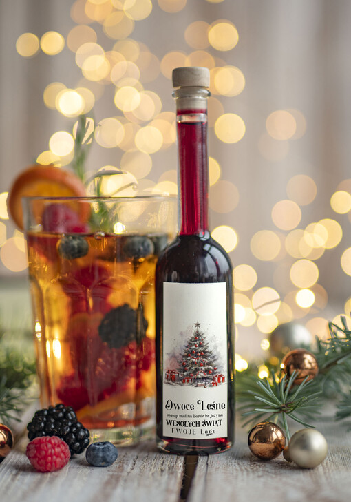 MIODY KONFITURY SOKI Upominki firmowe na Boże Narodzenie sok malinowy, drobne upominki na święta dla pracowników