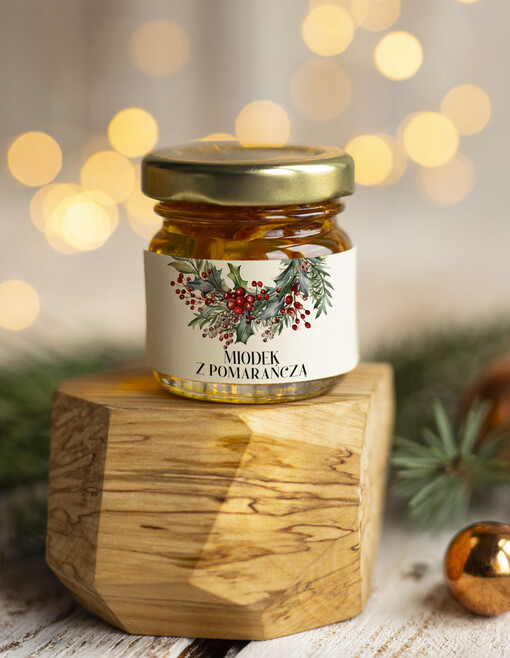 MIODY KONFITURY SOKI Drobne prezenty Dla Firm miód z cynamonem, miody drobne upominki  dla pracowników,