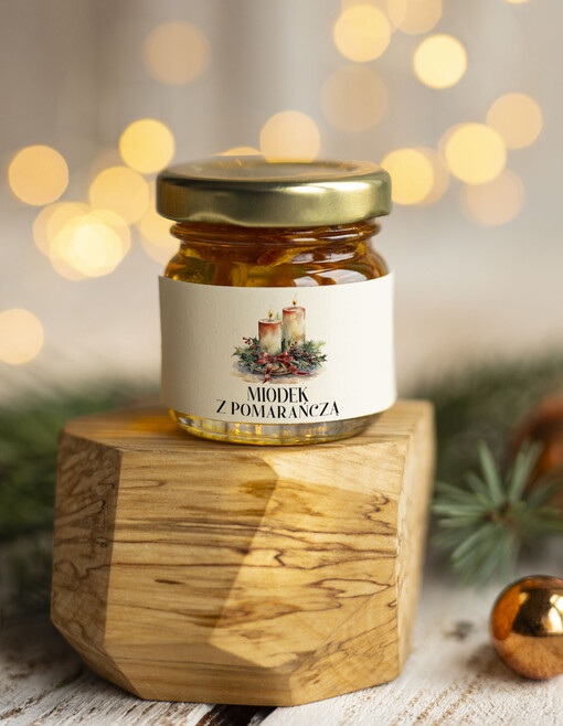 MIODY KONFITURY SOKI Drobne prezenty Dla Firm miód z cynamonem, miody drobne upominki  dla pracowników,