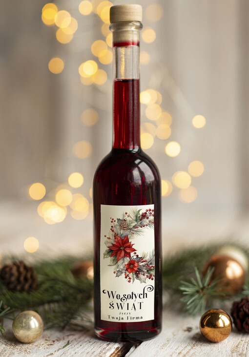 MIODY KONFITURY SOKI Upominki firmowe na Boże Narodzenie sok malinowy, drobne upominki na święta dla pracowników