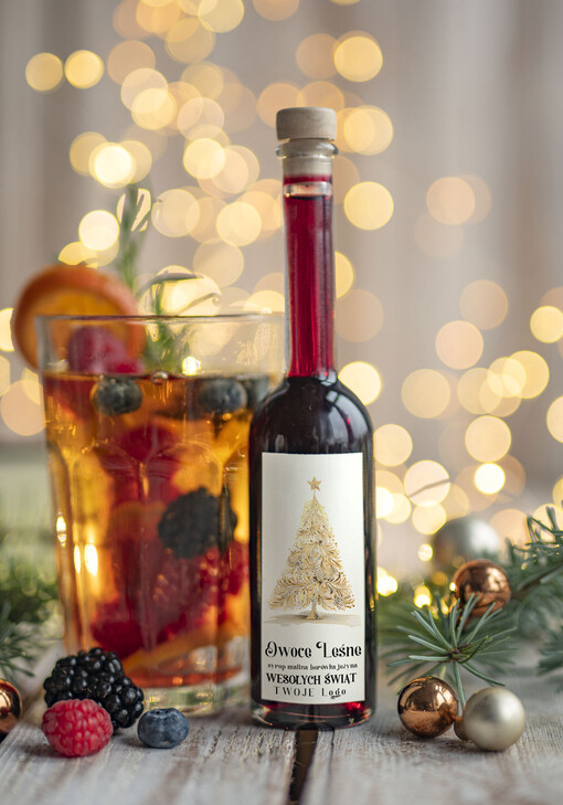 MIODY KONFITURY SOKI Upominki firmowe na Boże Narodzenie sok malinowy, drobne upominki na święta dla pracowników