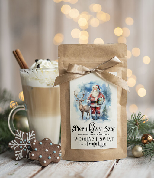 HERBATA KAWA Drobne prezenty dla firm na boże narodzenie kawa piernikowa, drobne upominki na święta dla pracowników, świąteczna kawa dla pracowników i kontrahentów