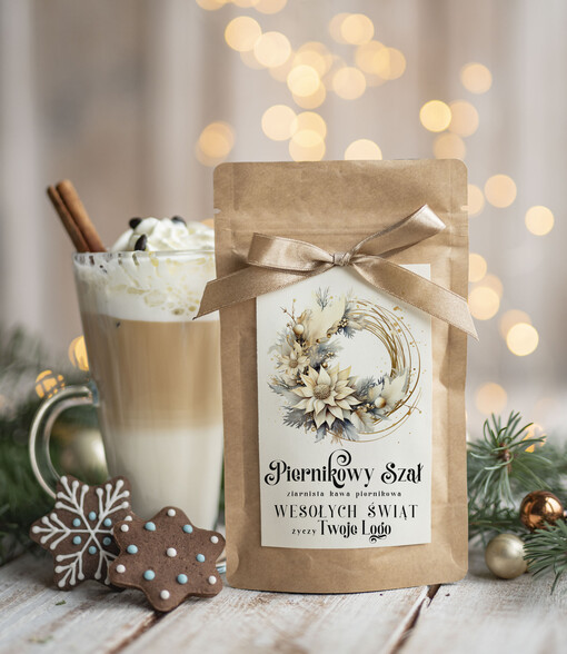 HERBATA KAWA Drobne prezenty dla firm na boże narodzenie kawa piernikowa, drobne upominki na święta dla pracowników, świąteczna kawa dla pracowników i kontrahentów