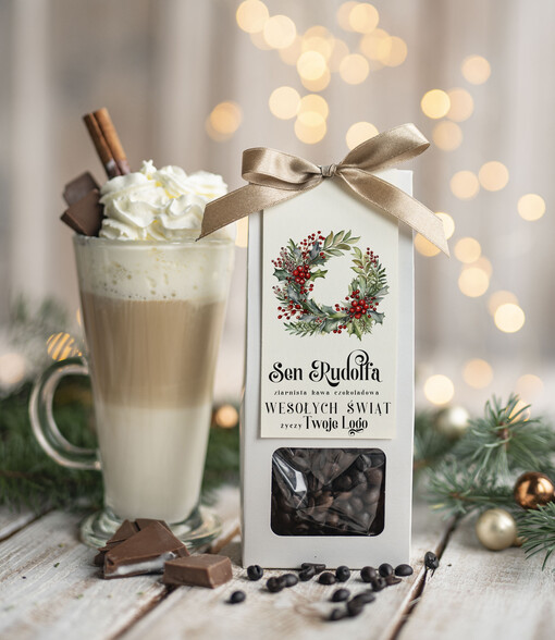 HERBATA KAWA Drobne prezenty dla firm na boże narodzenie kawa czekoladowa, drobne upominki na święta dla pracowników, świąteczna kawa dla pracowników i kontrahentów