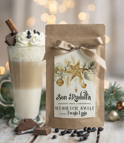 HERBATA KAWA Drobne prezenty dla firm na boże narodzenie kawa czekoladowa, drobne upominki na święta dla pracowników, świąteczna kawa dla pracowników i kontrahentów