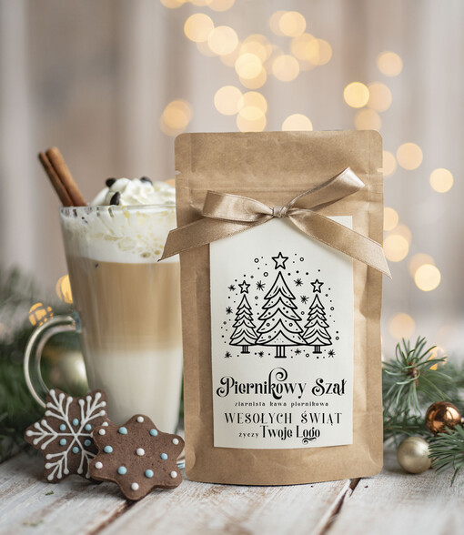 HERBATA KAWA Drobne prezenty dla firm na boże narodzenie kawa piernikowa, drobne upominki na święta dla pracowników, świąteczna kawa dla pracowników i kontrahentów