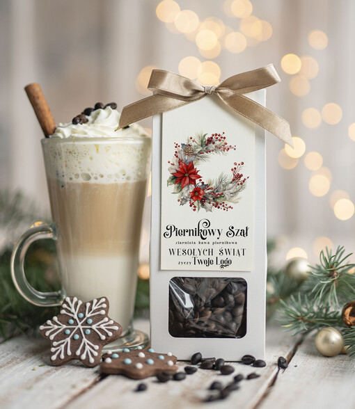 HERBATA KAWA Drobne prezenty dla firm na boże narodzenie kawa piernikowa, drobne upominki na święta dla pracowników, świąteczna kawa dla pracowników i kontrahentów