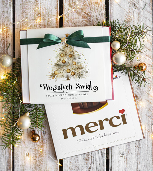 CZEKOLADA/ pralinki/ bomboniery czekoladki bombonierka na prezent świąteczny z logo,  Drobne prezenty dla firm świąteczne czekoladki z życzeniami, Bombonierka świąteczna z życzeniami, drobne upominki na święta dla pracowników, świąteczne gadżety  kontrahentów