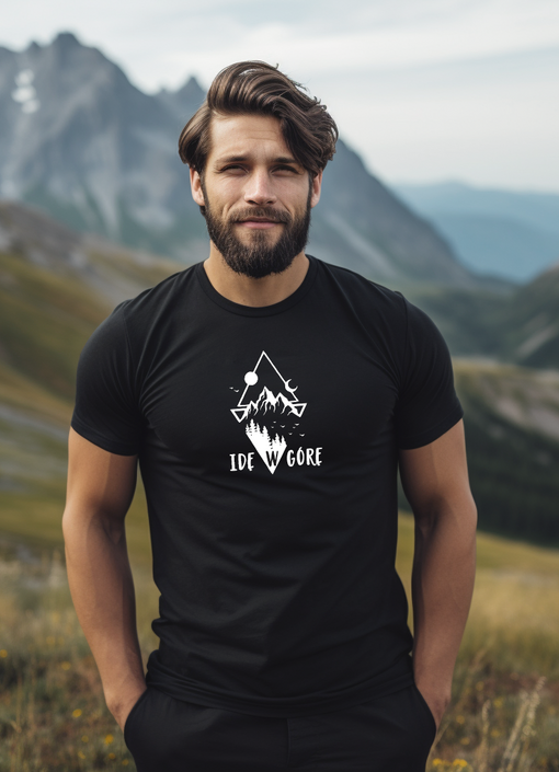 góry, las góry wołają koszulka na prezent dla chłopaka milosnika gór, Tshirt koszulka na prezent dla taty góromaniaka, pomysł na prezent dla chłopaka koszulka T-Shirt z napisem o tematyce góry , kreatywny prezent dla dziadka - koszulka z napisem górskim,