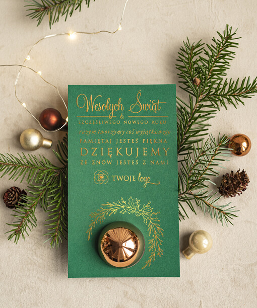 Błyszczyk do ust  Błyszczyk do ust podziękowania dla klientki salonu kosmetycznego, prezent od fryzjerki dla klientek, upominek  bożonarodzeniowy gadzet od stylistki rzes pomadka do ust