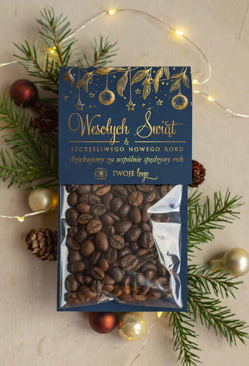 drobne prezenty słodkości miody ciasteczka świąteczna kawa podziękowania dla klientki salonu kosmetycznego, prezent od fryzjerki dla klientek, upominek  bożonarodzeniowy gadzet od stylistki rzes