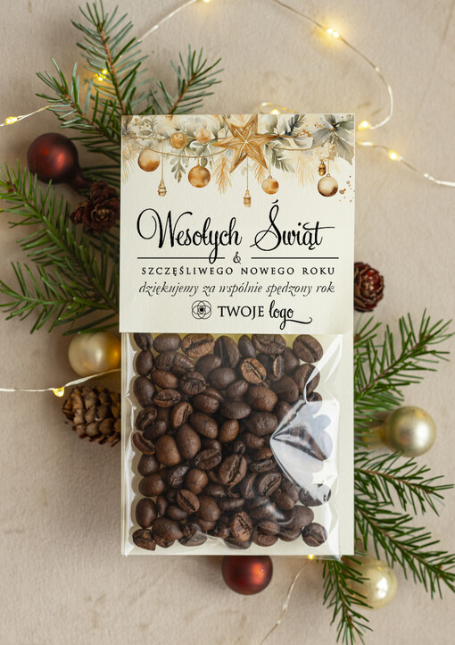 drobne prezenty słodkości miody ciasteczka świąteczna kawa podziękowania dla klientki salonu kosmetycznego, prezent od fryzjerki dla klientek, upominek  bożonarodzeniowy gadzet od stylistki rzes