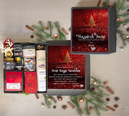 Premium selection wytrwane kosze prezentowe dla firm, prezenty biznesowe z logo męskie, upominki Premium na święta dla pracowników